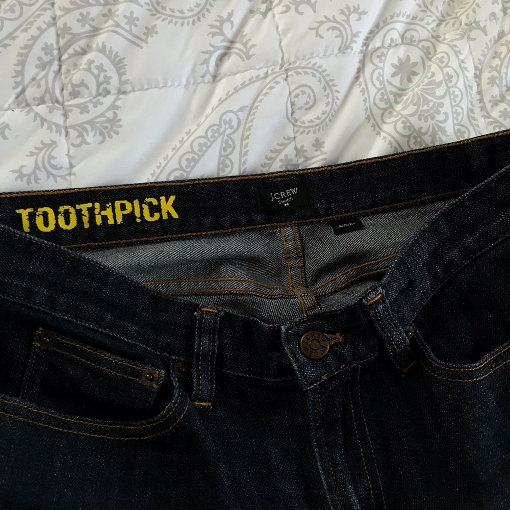 J. Crew toothpick stretch jeans - Picture 6 of 7